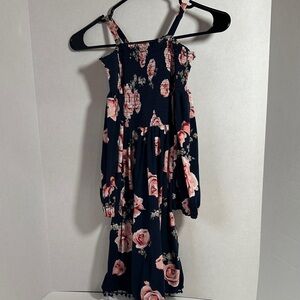 1st kiss cold shoulder floral dress size 7/8